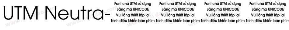 UTM Neutra字体转换